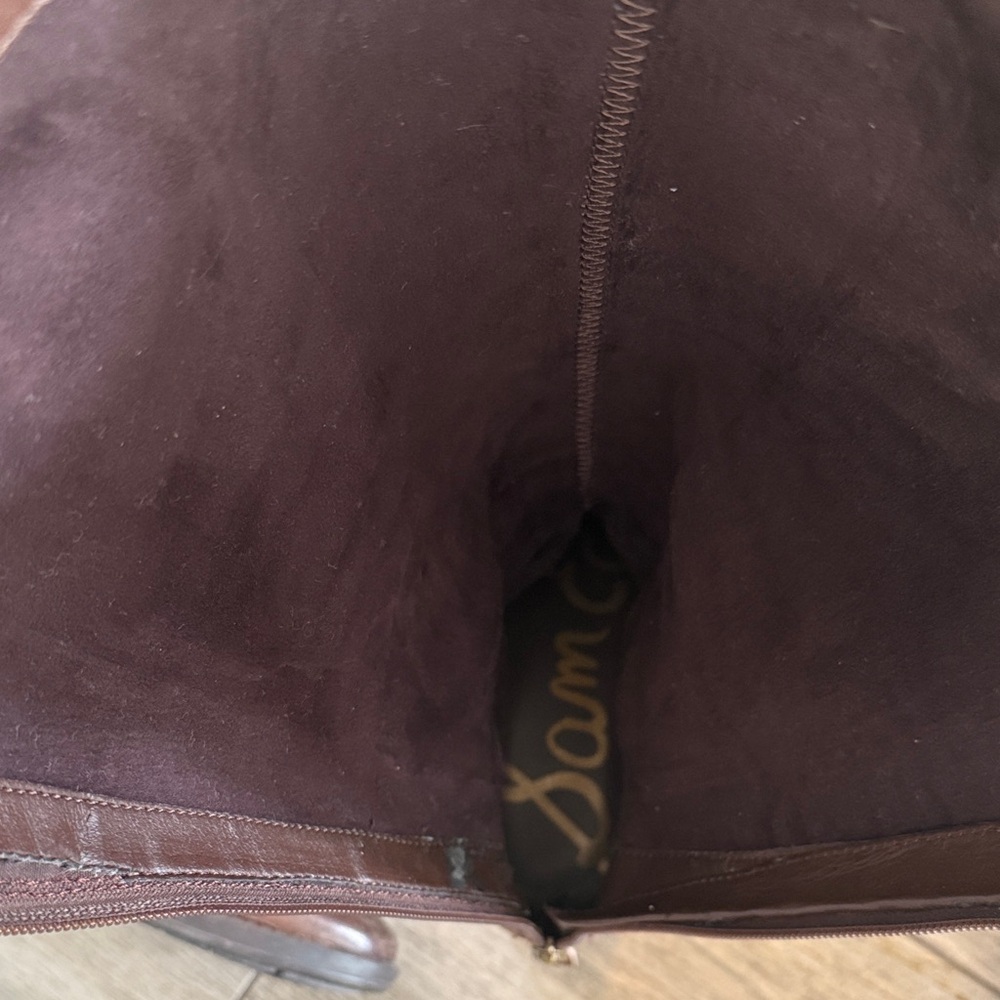 Sam Edelman Brown Suede and Leather Boots - Picture 10 of 13